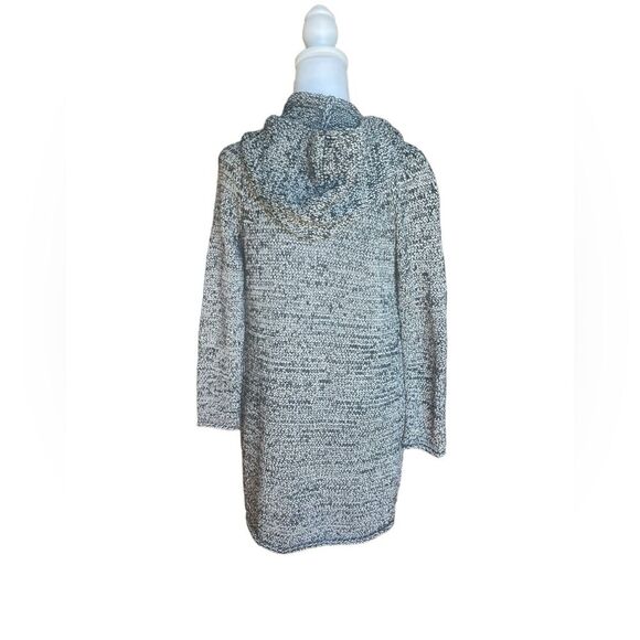 Loft Marbled Open Front Cardigan Hooded Sweater Womens Size Small - Picture 2 of 8